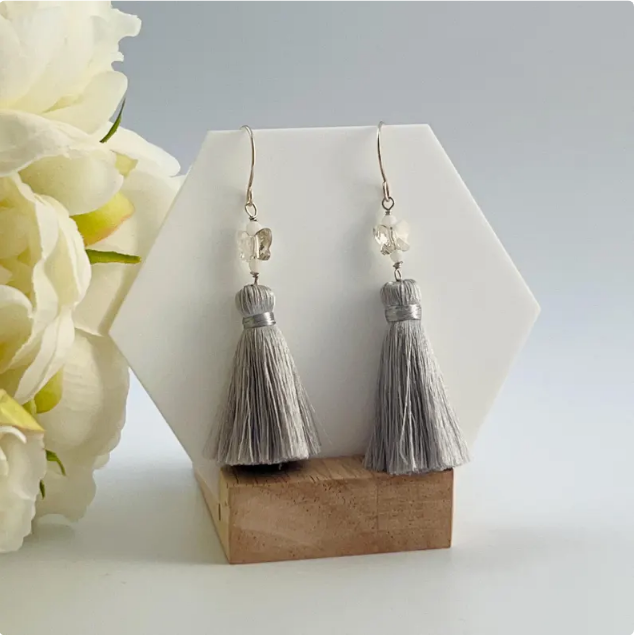 Butterfly Tassel Garden Earring