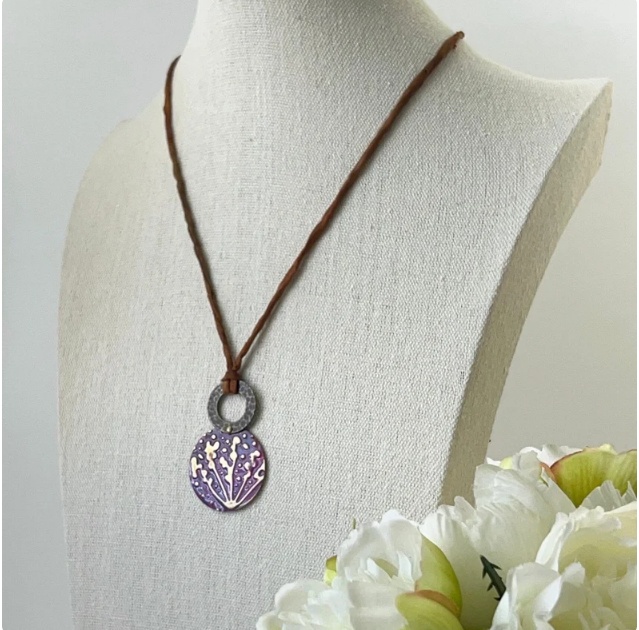 Corals Under the Sea Mixed Metal Necklace