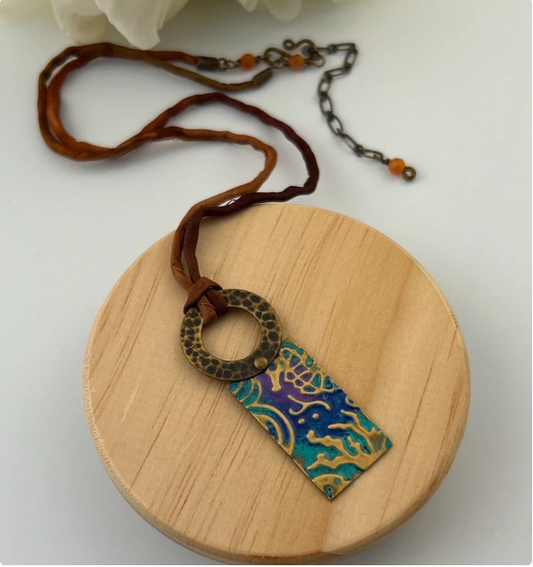 Sea Life Mixed Metal Necklace