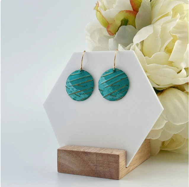 Sky Colors Mixed Metal Earring