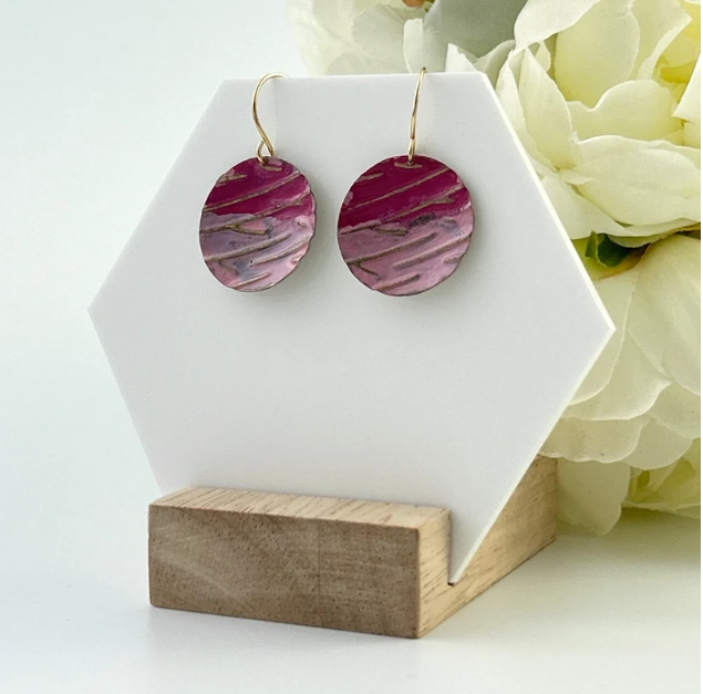 Sky Colors Mixed Metal Earring